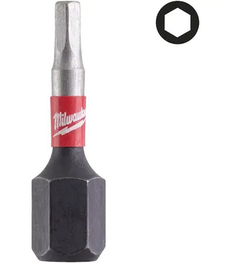 Bit skrutkovací Shockwave Hex4 25mm 3ks