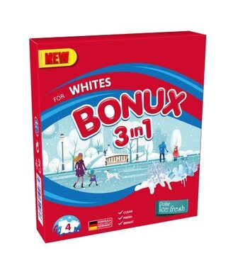 Bonux Prášok na pranie White Polar Ice Fresh 4 prania 300g