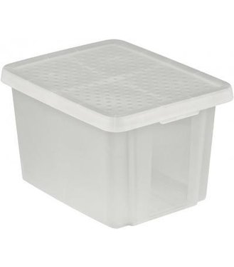 Box s vekom Curver® ESSENTIALS 16L, priesvitný, 39x30x21cm