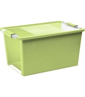 Box s vekom KIS Bi-Box L, 40L, svetlý zelený, 35x55x28cm