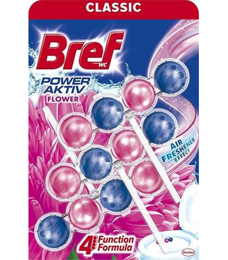 Bref WC Závesné guličky Blue Aktiv Fresh Flowers 3x50g