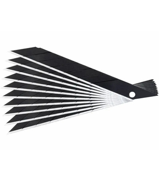 Brity olamovacie 10ks 18x0.5mm čierne 7 segmentov