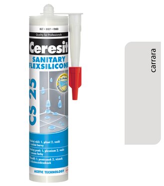 Ceresit CS 25 Sanitary 03 Carrara 280ml - sanitárny silikón