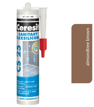 Ceresit CS 25 Sanitary 145 Almondtree 280ml - sanitárny silikón