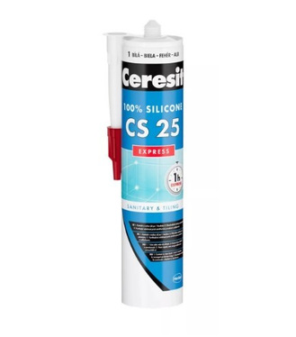 Ceresit CS25 Express 01 Biela 280ml - sanitárny silikón
