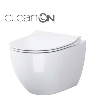 CERSANIT Set B246 Závesná misa Zen Clean On + sedátko SLIM (S701-428)