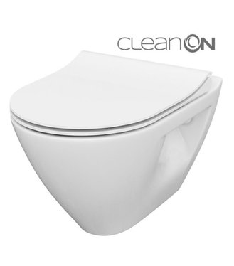 CERSANIT Set B292 Závesná misa Mille Plus Clean On + sedátko SLIM (S701-454)