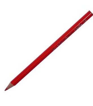 Ceruzka tesárska, drevená, červená