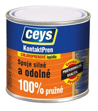 Ceys KontaktPrén 500ml - lepidlo na obuv, drevo, gumu, kartón, kaučuk, plsť