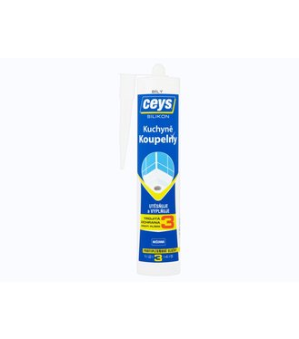 Ceys Silikón, Kúpeľne a kuchyne biely 280ml