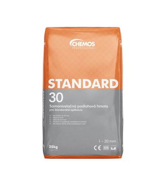 Chemos Standard 30 25kg - samonivelizačná podlahová hmota