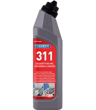 CLEAMEN 311 chlórový s bieliacim účinkom 750ml na WC, keramiku, nerez