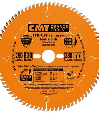 CMT ITK Ultra tenký kotúč pre priečne finálne rezy - D160x1,7 d20(+16) Z56 HM