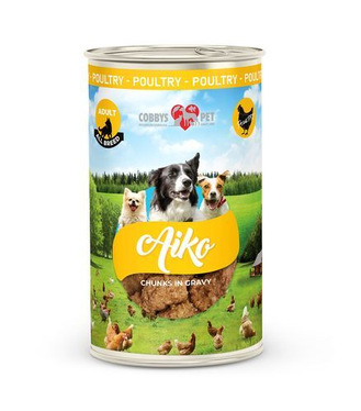 COBBYS PET AIKO Adult 1240g hydinová konzerva pre dospelé psy