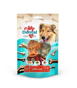 COBBYS PET AIKO Dental Little Zoo 6-7cm/25g 150g 6ks