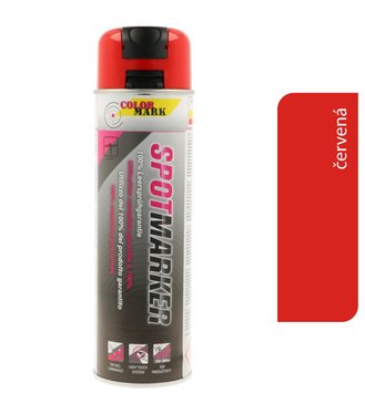 Color-Mark Spotmarker fluorescenčná červená ne-neónová - dočasný značkovací sprej 500ml