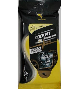 Coyote Čistiace obrúsky vanilka 30ks