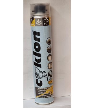 Cyklon Pu pena 750ml Nízkoexpanzná zimná