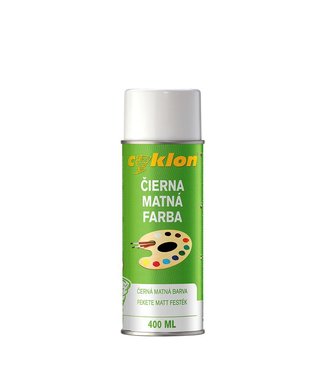 Cyklon spray čierny mat 400ml