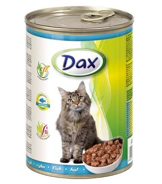DAX Konzerva pre mačky s rybou 400g