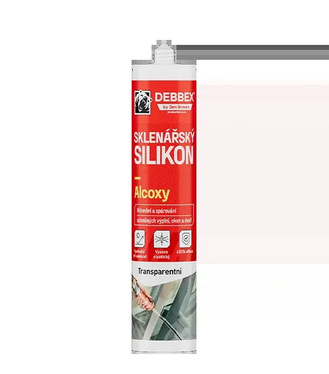 Debbex sklenársky silikón Alcoxy 280ml transparent