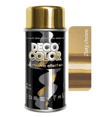 Deco Color Chrome effect - chróm zlatý 150ml