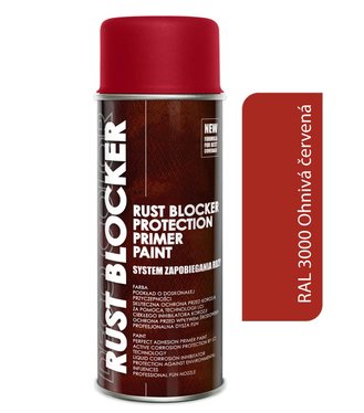 Deco Color Rust Blocker ohnivá červená RAL 3000 - priamo na hrdzu 400ml