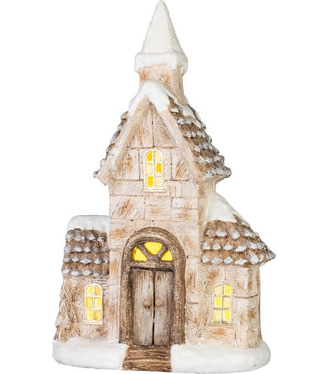 Dekorácia MagicHome Vianoce domček LED 14.5x28x46cm