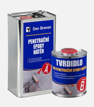 Den Braven penetračný epoxy náter na podlahy 4kg+0,4kg