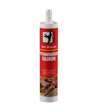 Den Braven Potravinársky silikón transparentný 280ml
