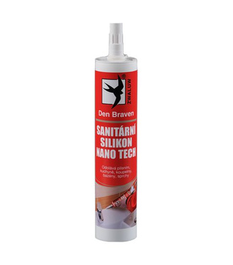 Den Braven, Sanitárny silikón Nano Tech strieborný šedý 280ml