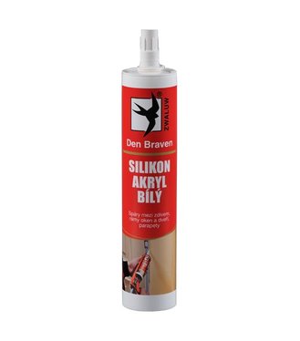 Den Braven, Silikón akrylový tmel biely 280ml