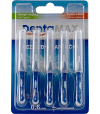 Dentamax Medzizubné kefky 0.6mm 5ks
