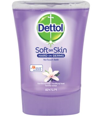 Dettol Tekuté mydlo do bezdotykového dávkovača náhradná náplň Vanilkový kvet 250ml