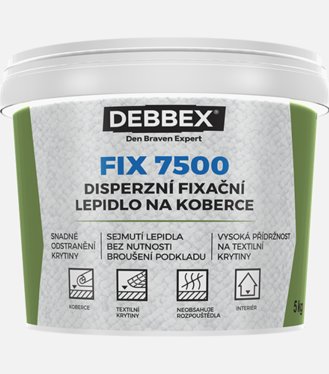 Disperzné fixačné lepidlo na koberce FIX 7500