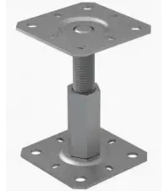 Domax PR 100/100 Pätka stĺpiku KTL nastavitelná 100x100x100-150x3.0