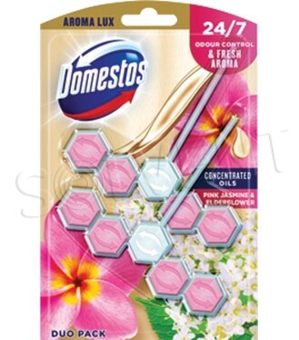 Domestos WC Blok Pink jasmine 2ks