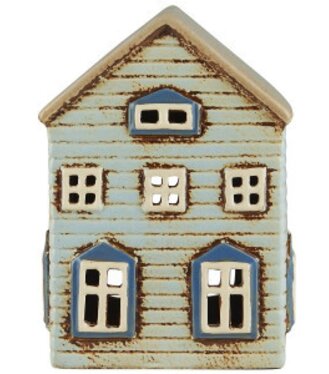 Dom/svietnik modrý 9x15,8x11cm