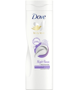 Dove telové mlieko 400ml night renew