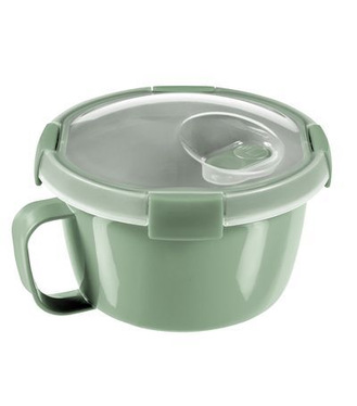 Dóza Curver SMART TO GO ECO hrnček s uškom 900ml jemná zelená