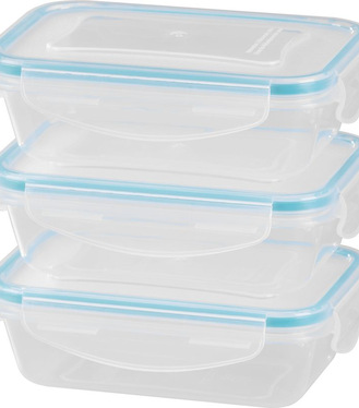 Dóza MagicHome Lunchbox set YH375 obdĺžniková sada 3ks 400ml