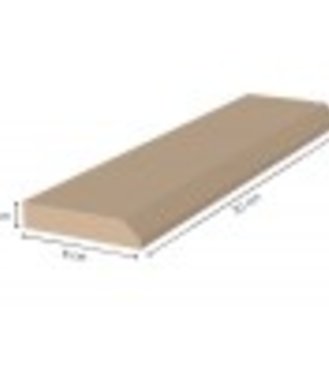 Drevené prahy pod dvere 70x8 hranatý buk