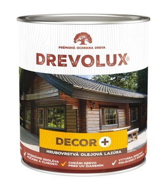 Drevolux Decor Plus Tixotropná hrubovrstvá olejová lazúra s prídavkom voskov 2,5l