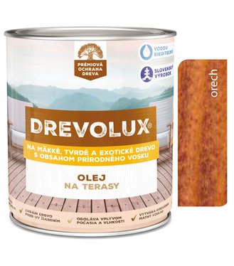 Drevolux olej na terasy orech 0,75l