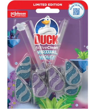 Duck WC záves 2ks/BLI Virtual violet
