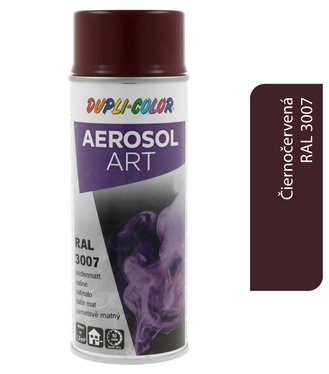 Dupli-Color Aerosol Art RAL3007 400ml - čiernočervená