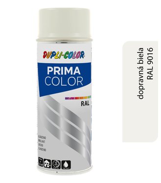 Dupli-Color Prima RAL9016 - dopravná biela lesk 400ml