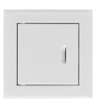 Dvierka plechové biele 300x400
