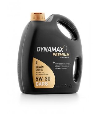 Dynamax, Premium Ultra Longlife, 5W-30 Motorový Olej 5l