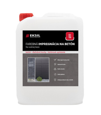 EKSIL EI19 Farebná impregnácia na betón Biela 2L